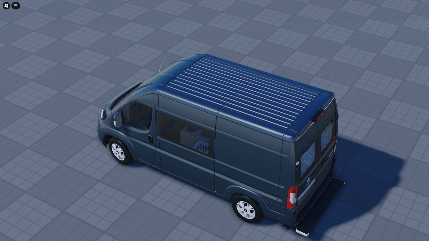 Fully modeled Roblox van with interior
