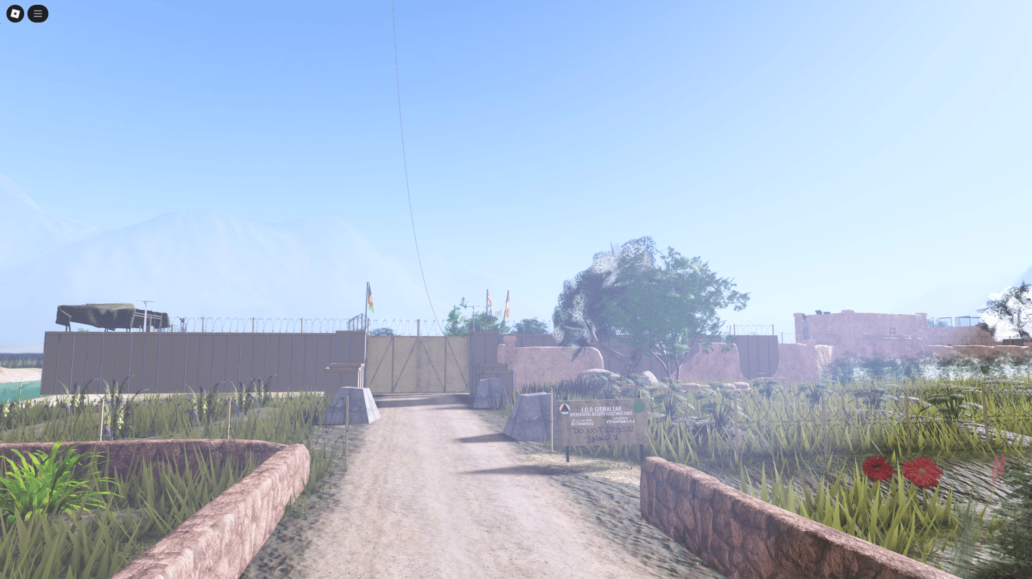 Wide green fields and farmland for patrols and ambushes