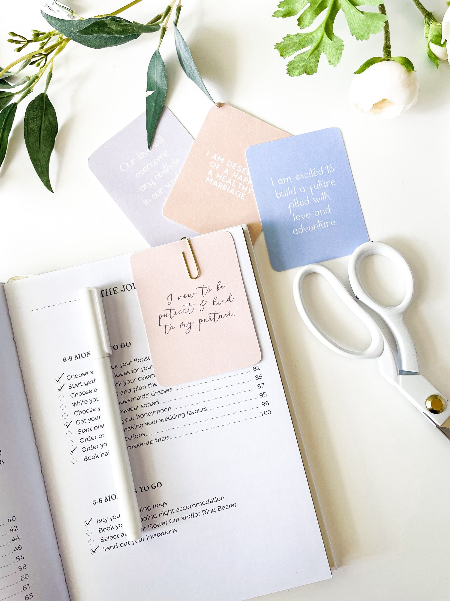 Wedding Affirmation Cards Printable
