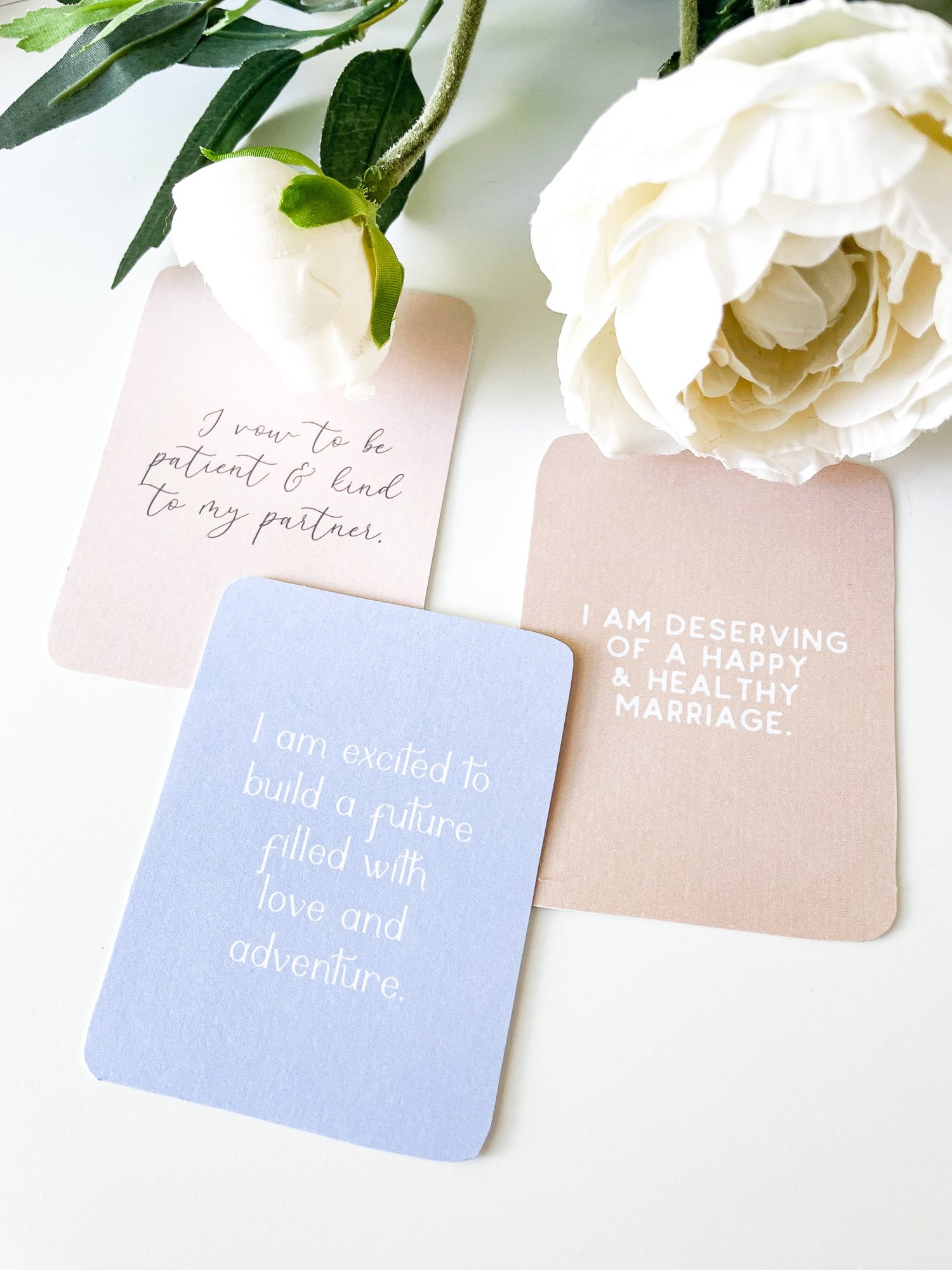 Wedding Affirmation Cards Printable
