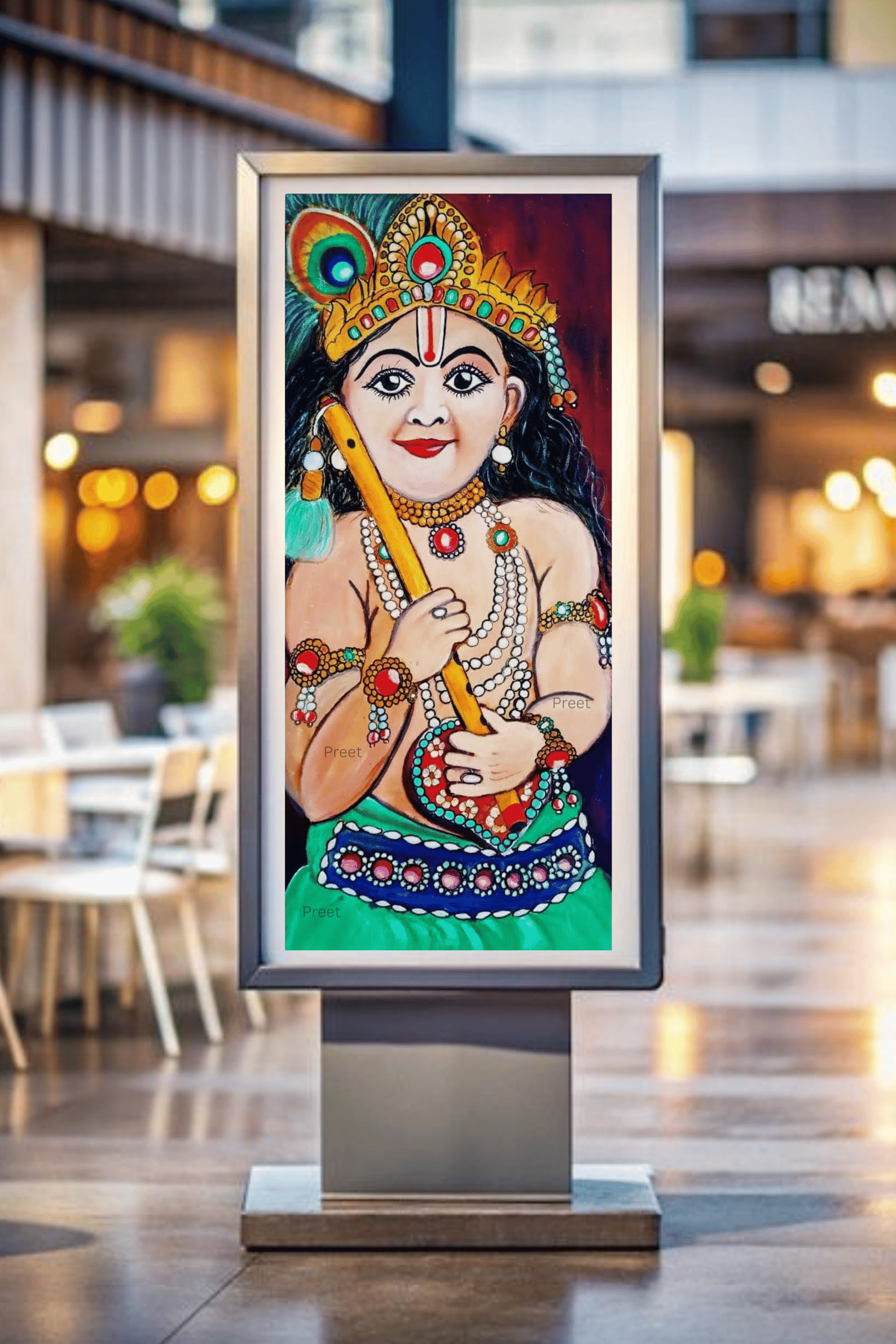 #BalKrishna #KrishnaArt #JanmashtamiGift #PujaRoomDecor #HinduGodArt #SpiritualArt #PrintableWallArt #DigitalKrishna #HandmadeOilPainting #KrishnaLovers #IndianDevotionalArt #KrishnaFlutePainting