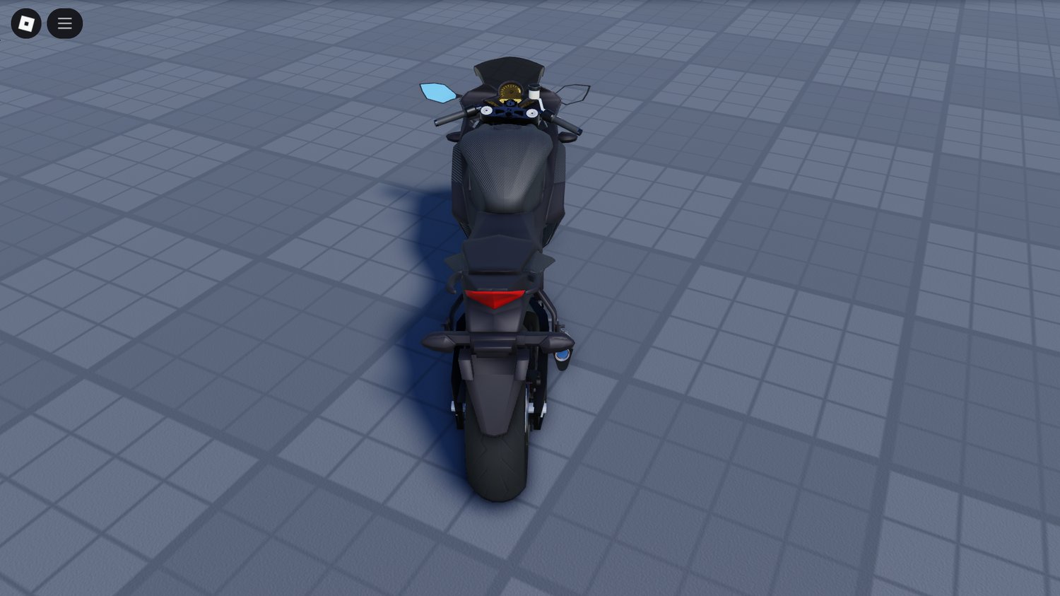 Side profile of Honda sport bike