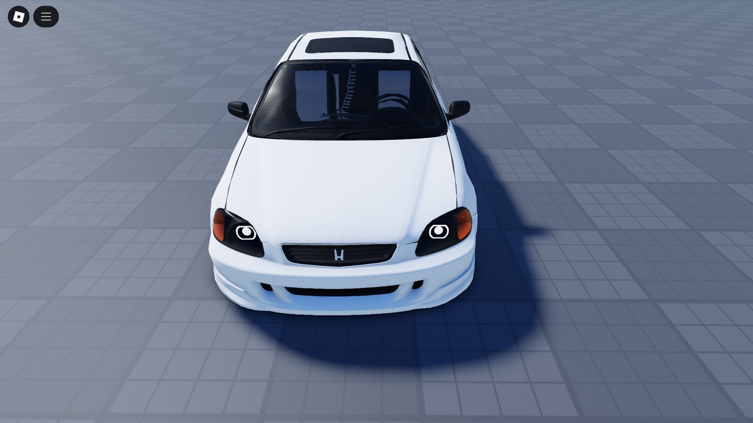 Side angle of Civic showing sporty profile