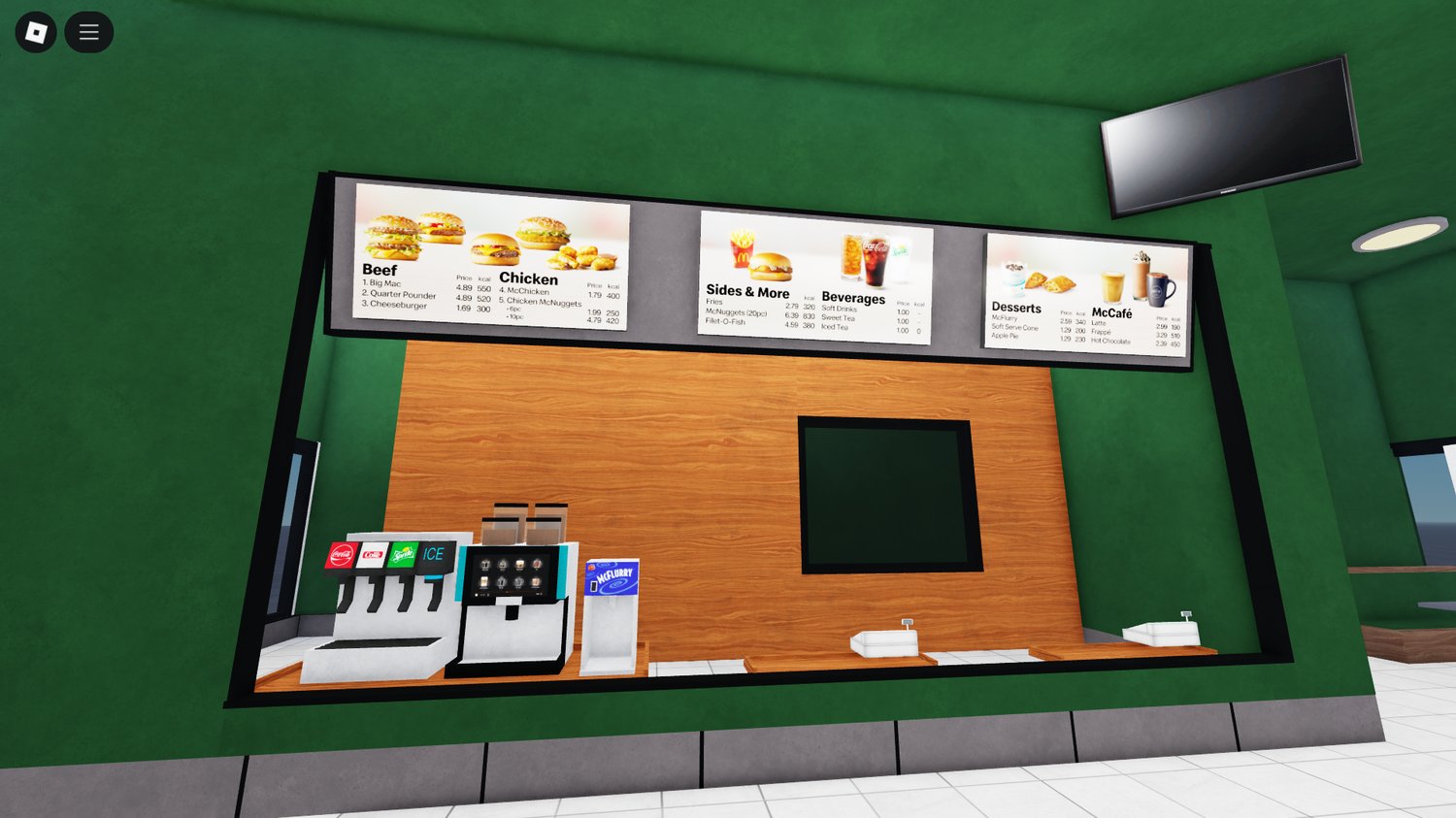 Drive-thru or pick-up window from outside