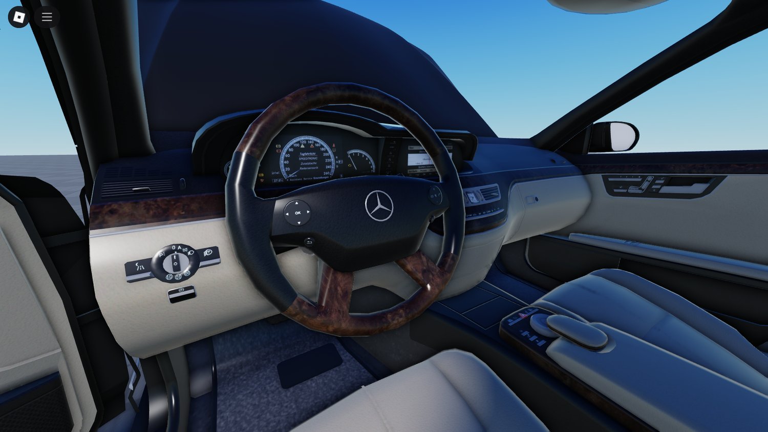 Maybach parked at city RP dealership