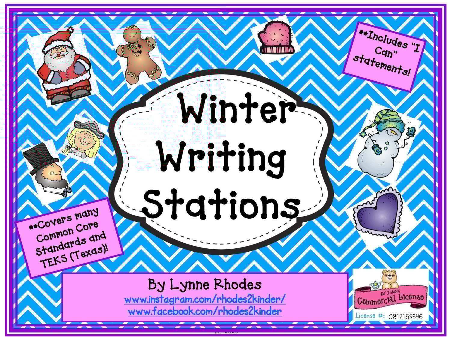 Winter Writing Stations