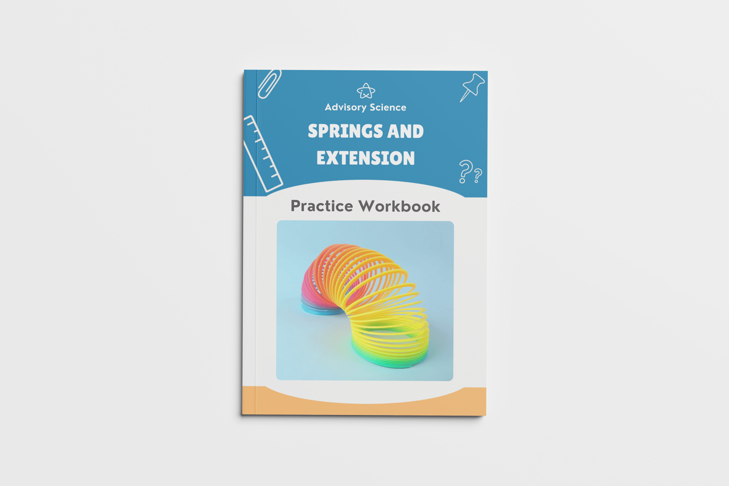 Workbook Cover: Springs Extension Calculations Workbook title page.