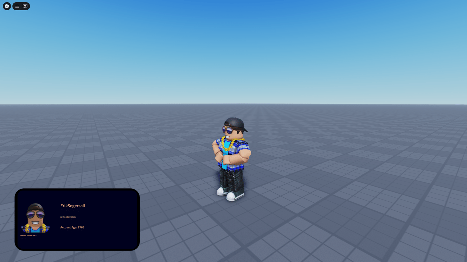 Roblox GUI showing player names with stylish tags