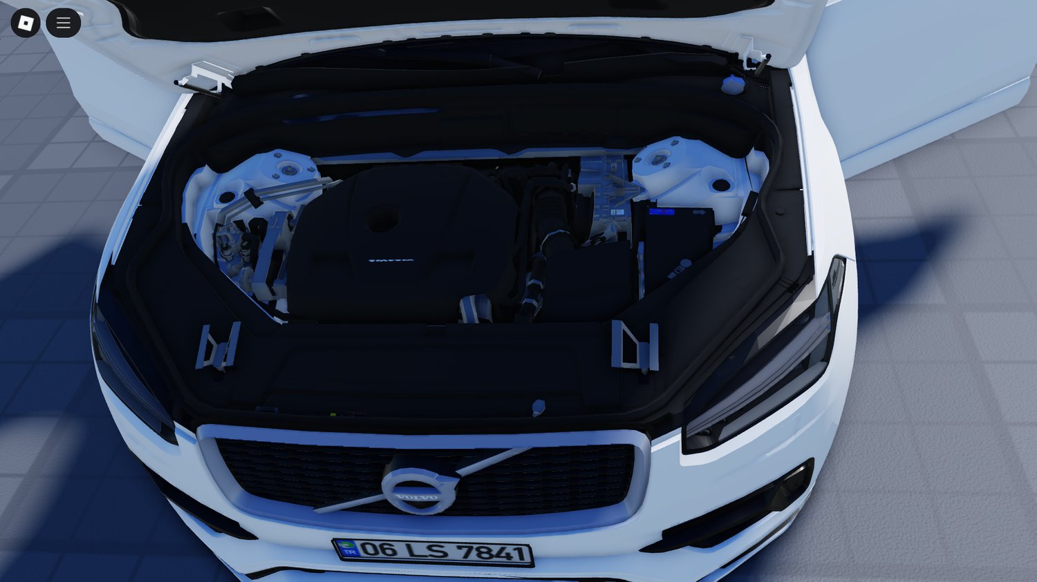Dashboard and seat detail of Volvo XC90