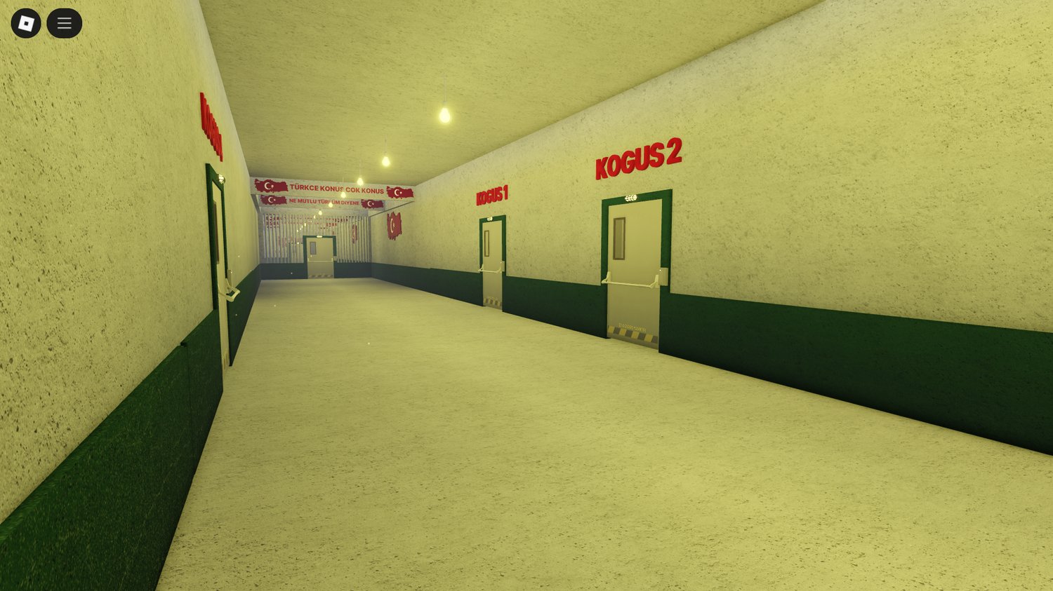 Exterior view of Diyarbakır Cezaevi in Roblox