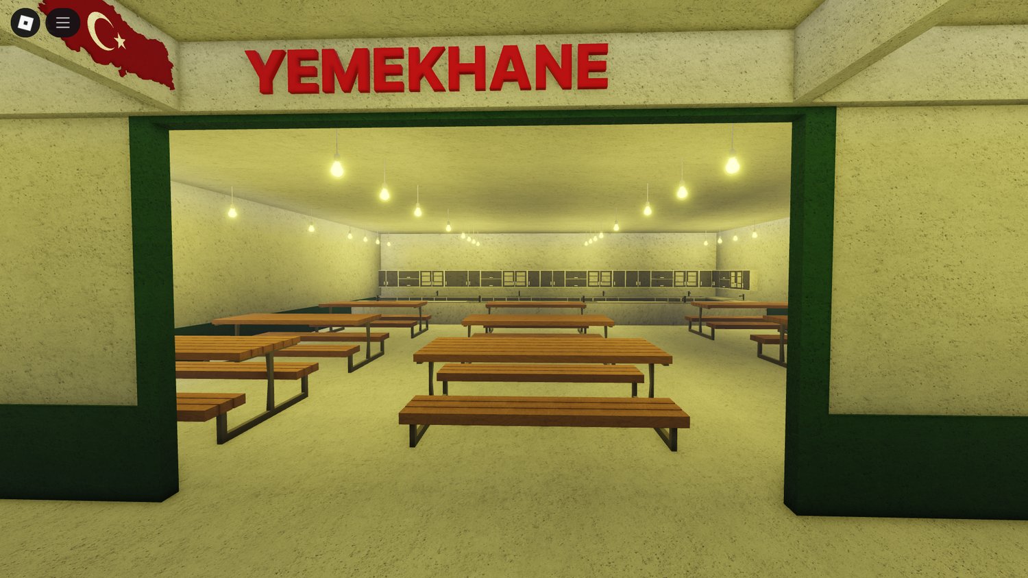 Solitary confinement block with secure metal doors