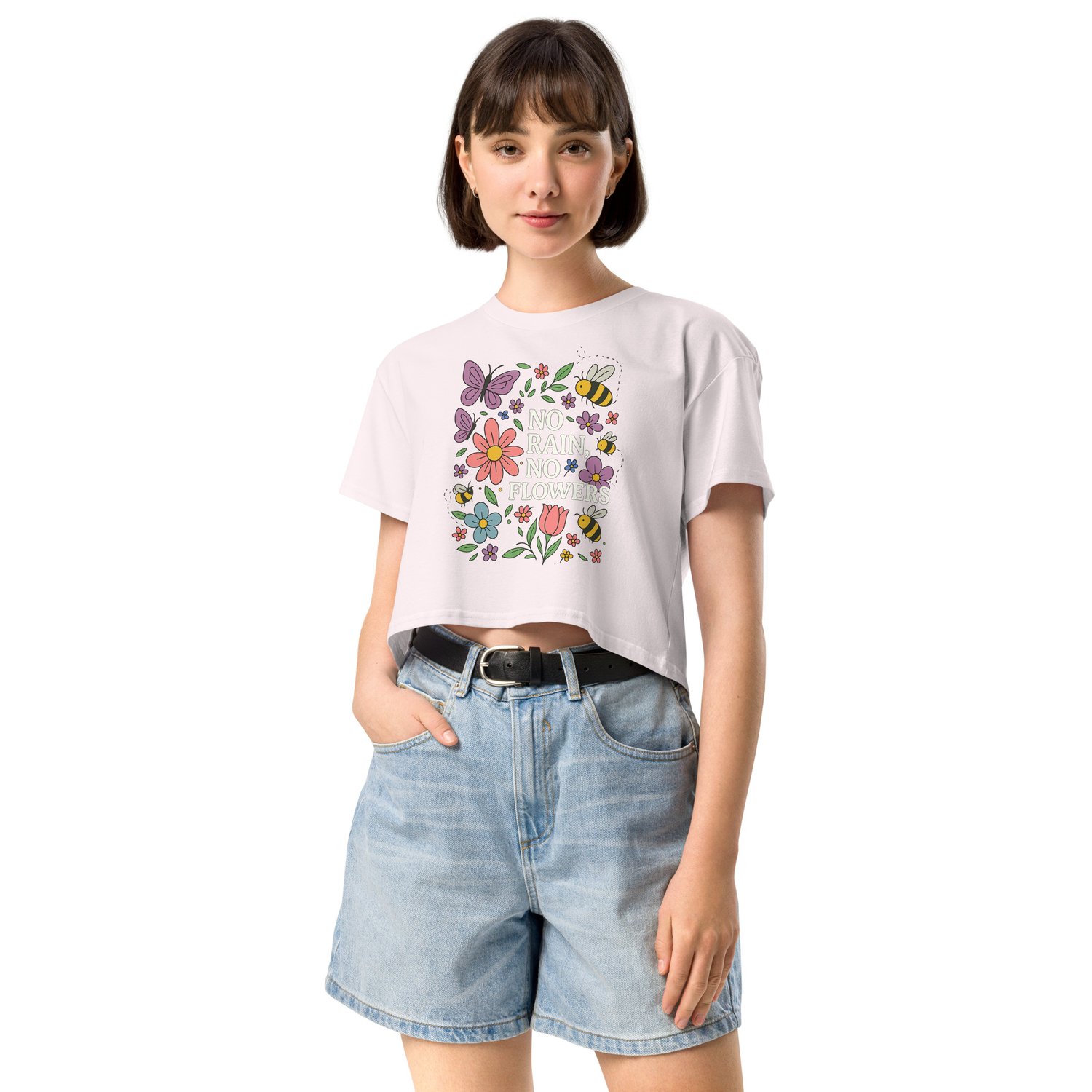 Cropped tee- orchid - Payhip