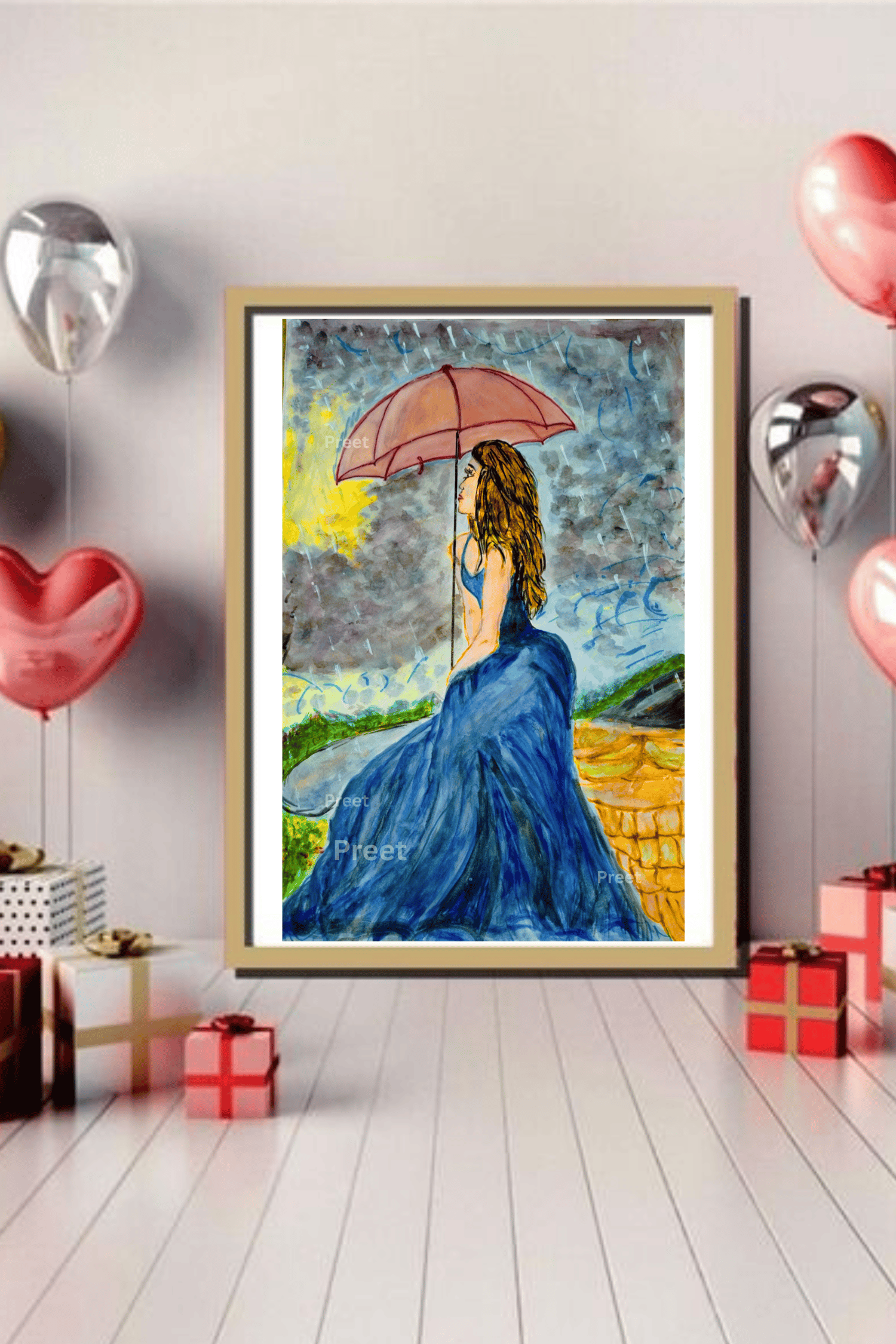 WatercolorArt #PrintableWallArt #GirlInRain #HandmadePainting #MonsoonVibes #GiftForHer #DigitalArtDownload #RainyDayMood #ArtistWall #UmbrellaGirlPainting #SelfLoveDecor #EmotionalArt #SupportIndianArtists #InstantDownloadArt #CalmCornerArt