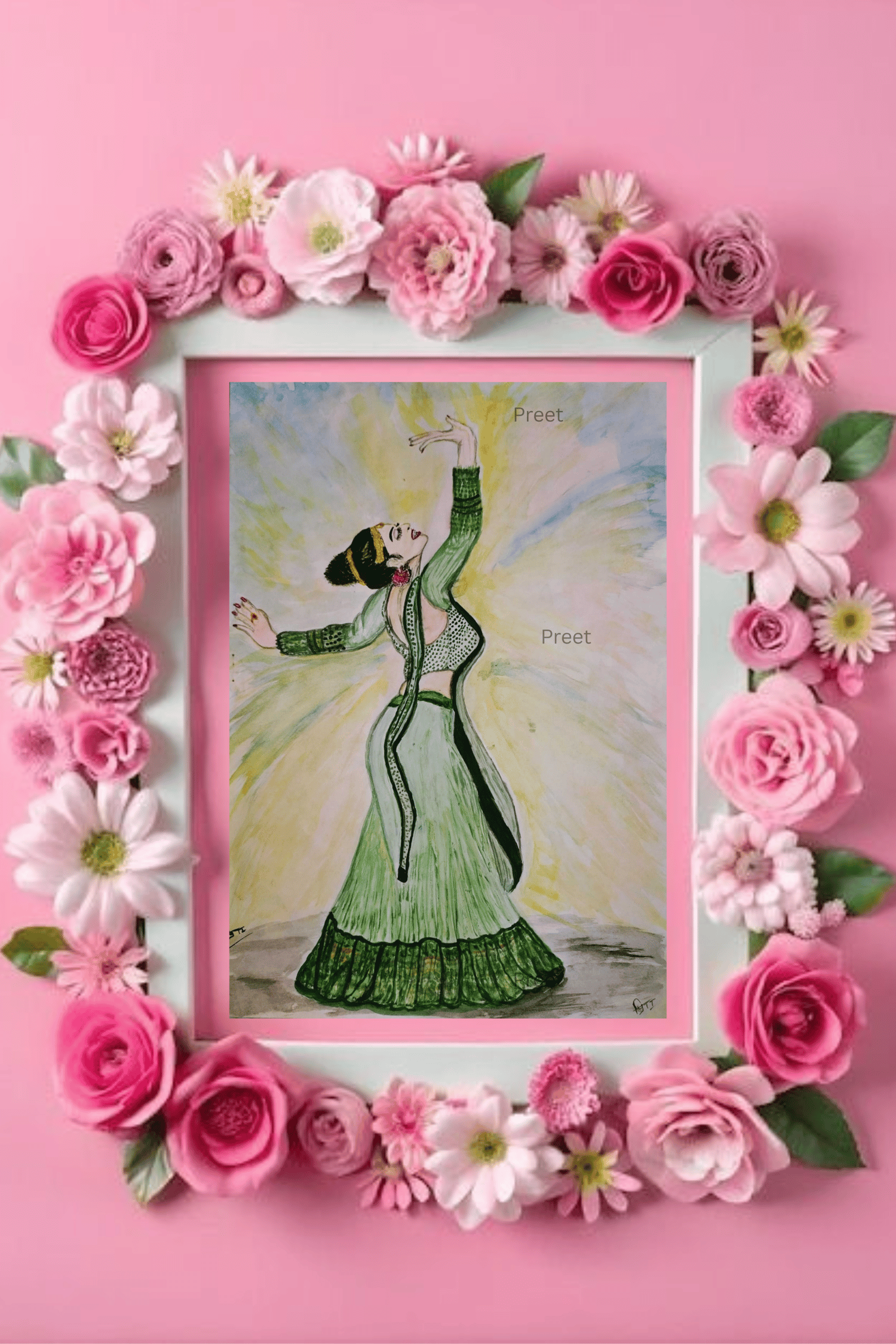 IndianDanceArt #ClassicalDancerPainting #HandmadeWatercolor #PrintableWallArt #DigitalDownloadArt #SelfExpressionArt #KathakArt #SupportIndianArtists #ArtForHer #YogaRoomDecor #InstantDownloadArt #ArtistWall #IndianCulturalArt #FeminineEnergyArt #DanceLoversGift