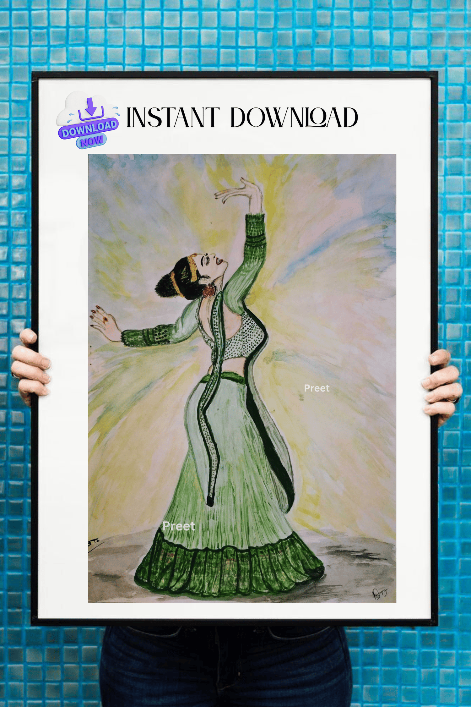 IndianDanceArt #ClassicalDancerPainting #HandmadeWatercolor #PrintableWallArt #DigitalDownloadArt #SelfExpressionArt #KathakArt #SupportIndianArtists #ArtForHer #YogaRoomDecor #InstantDownloadArt #ArtistWall #IndianCulturalArt #FeminineEnergyArt #DanceLoversGift