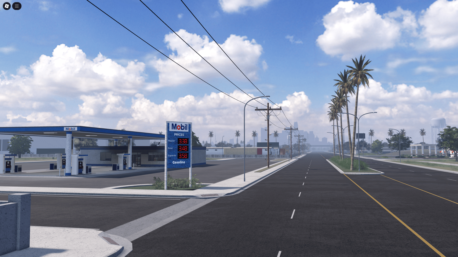 Car dealership building with interior