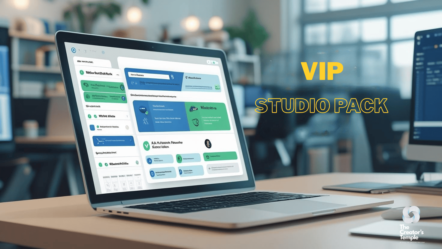 Copertă VIP AI Pack Studiouri premium marca the creators temple
