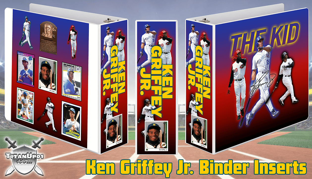 Ken Griffey Jr. Cards Binder Inserts