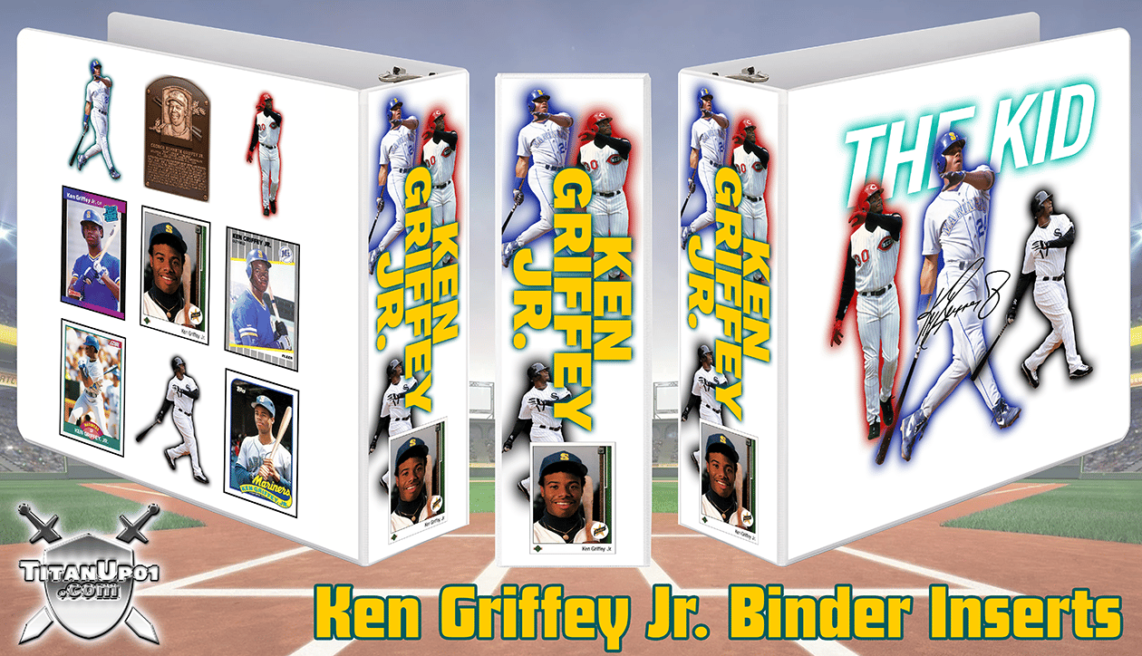 Ken Griffey Jr. Cards Binder Inserts