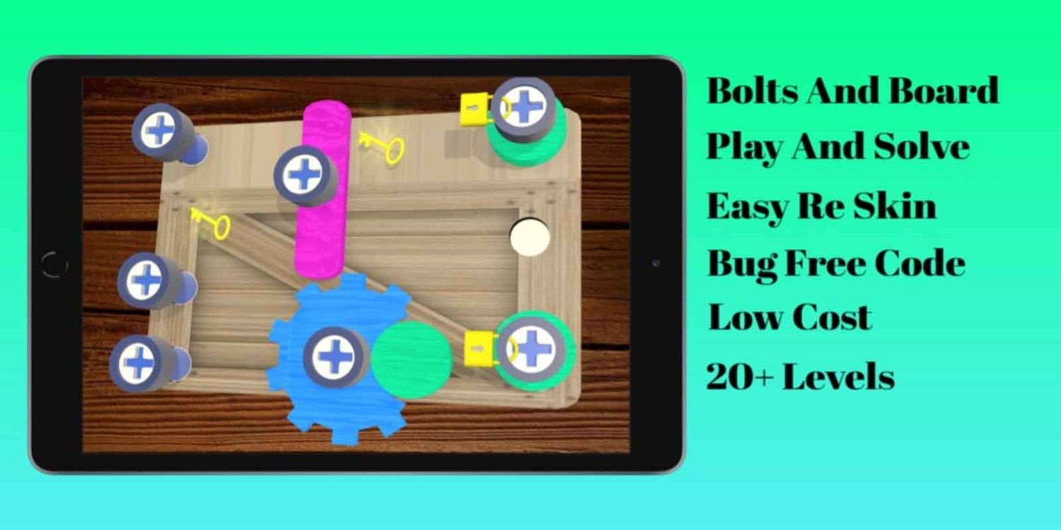 Unity 3D Puzzle Game Template screw puzzle unity source code screw puzzle unity code unity puzzle 3d template