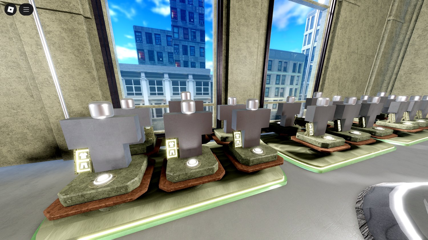 Overview of entire homestore in city setting