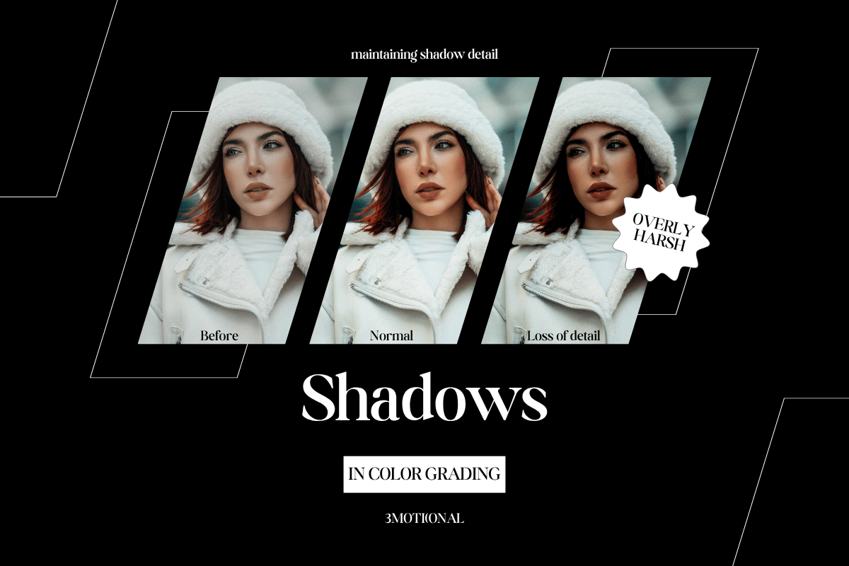 Split photo showing a side-by-side comparison of an over-saturated, overexposed image versus a properly color-graded photo in Lightroom, with text overlay reading ‘4 Common Lightroom Grading Mistakes to Avoid’