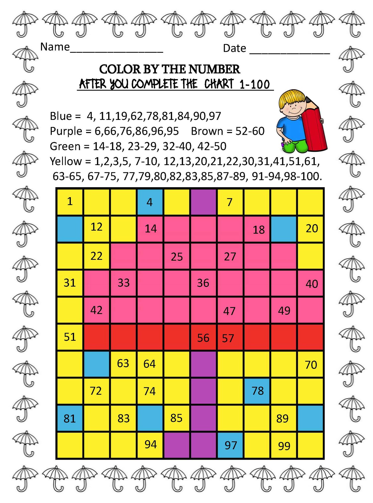 SPRING - MYSTERY PICTURES - Math Centers - 1st Grade