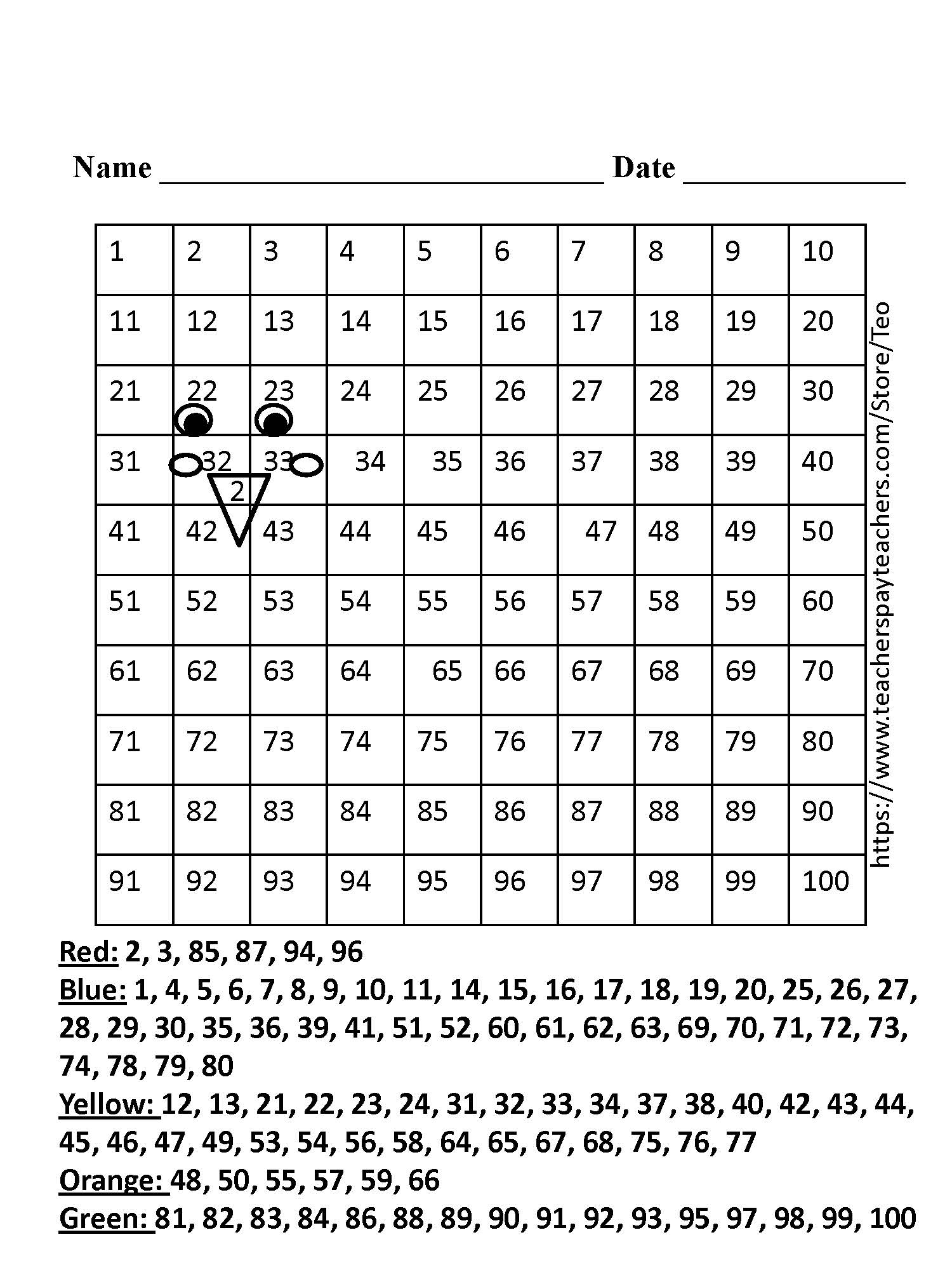 Easter Mystery Picture Spring Activities Math Centers