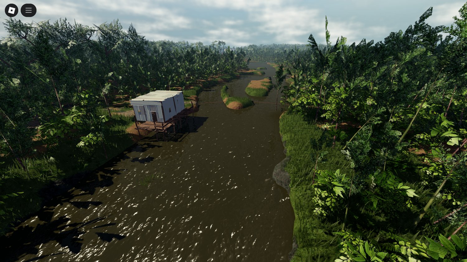 Large-scale Vietnam jungle map with HQ lighting and atmospheric effects