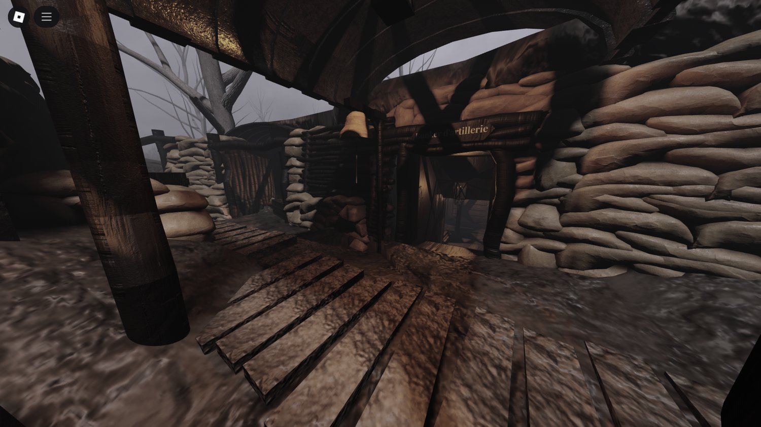 Roblox RP war map set in Passchendaele – immersive WW1 combat environment