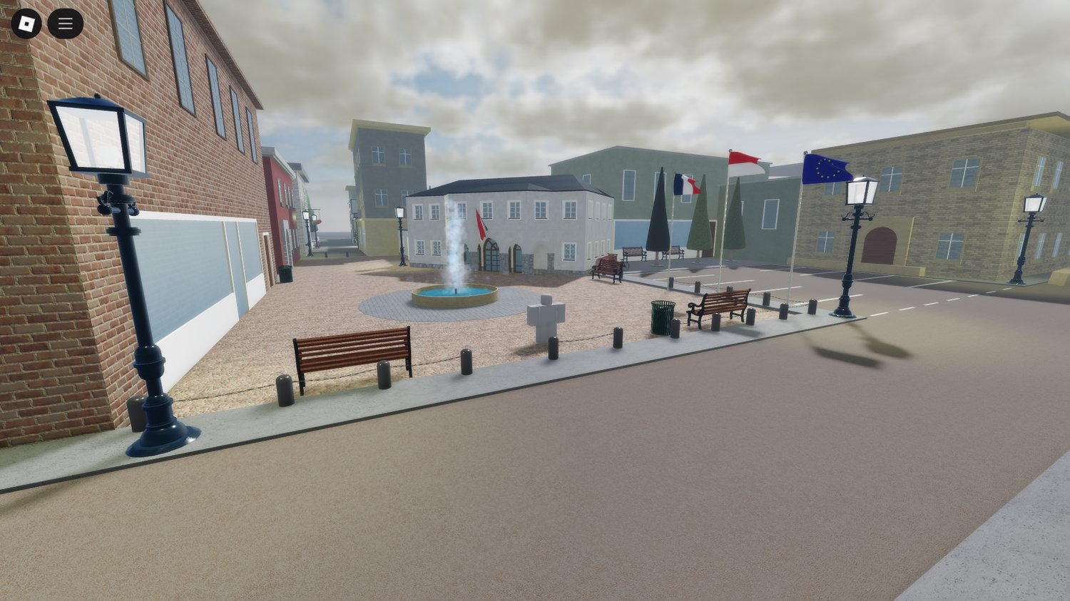 Interior view of furnished apartments and businesses in Monaco town map