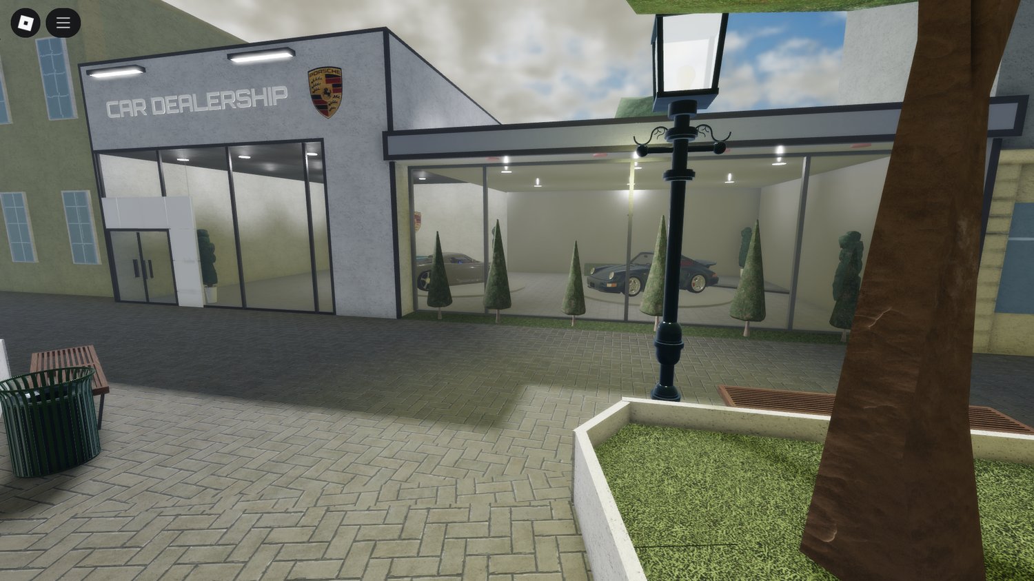 Roblox map with Monaco-style layout, vehicles, and realistic street design