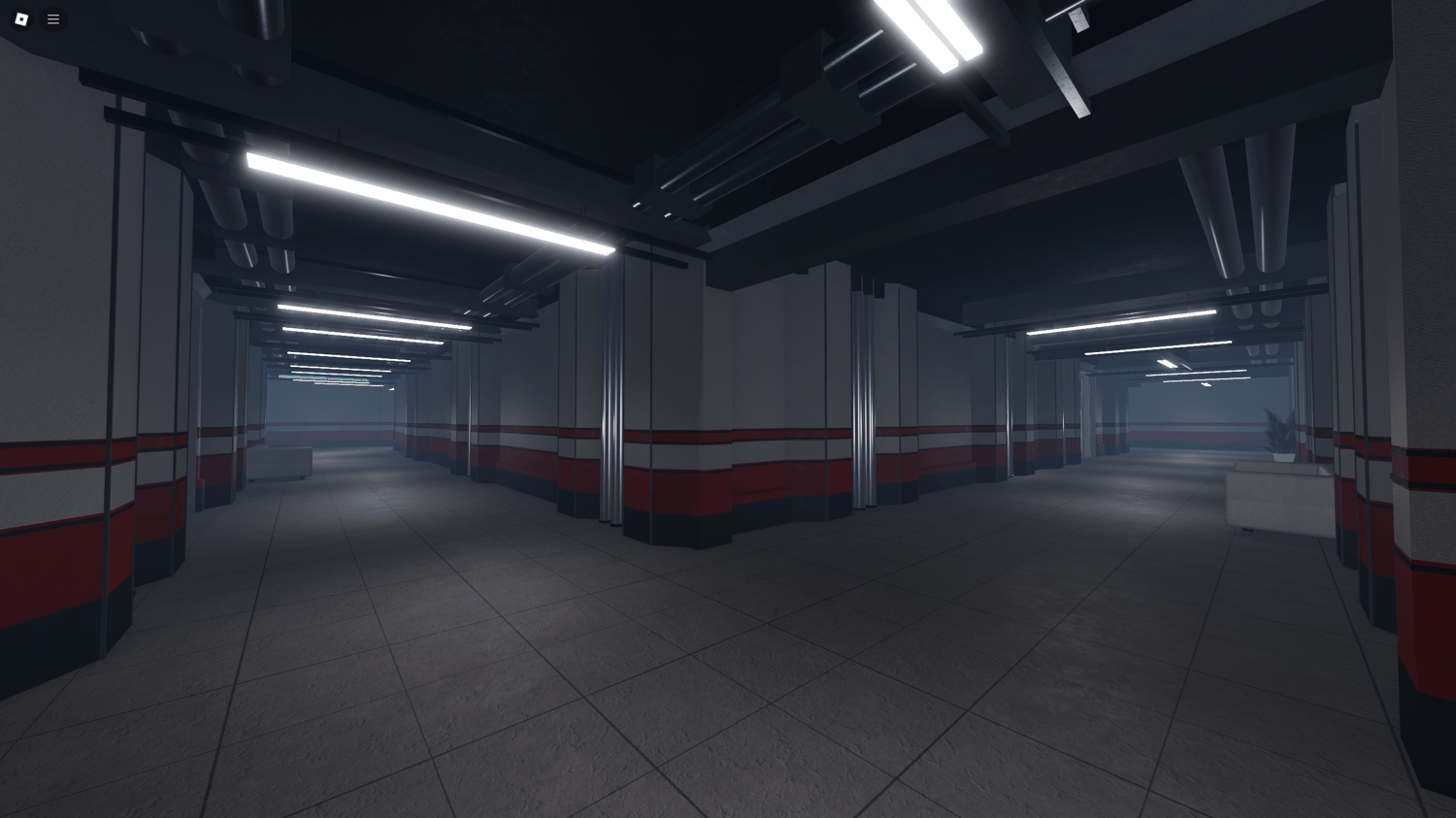Containment zone and lighting in SCP game