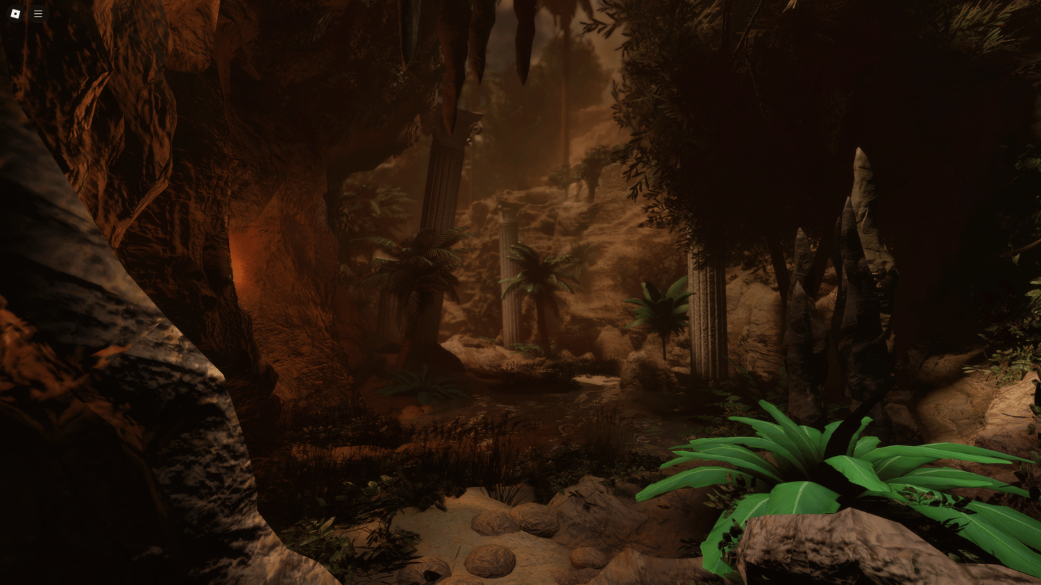 High graphic mesh-heavy environment in Roblox