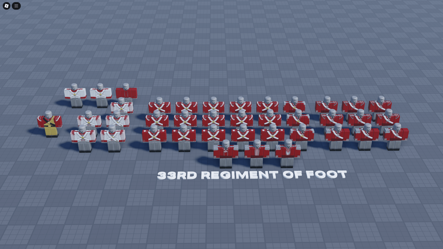 33rd and 42nd Foot British uniforms in Roblox