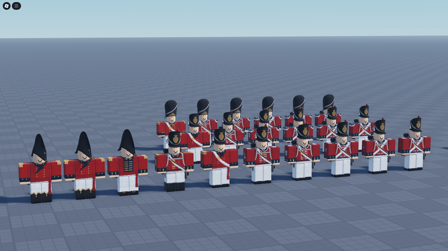 Full British army uniform set for RP groups