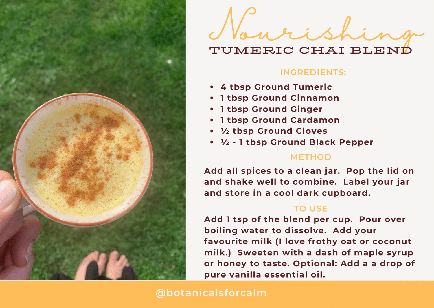 Nourishing Tumeric Chai Blend