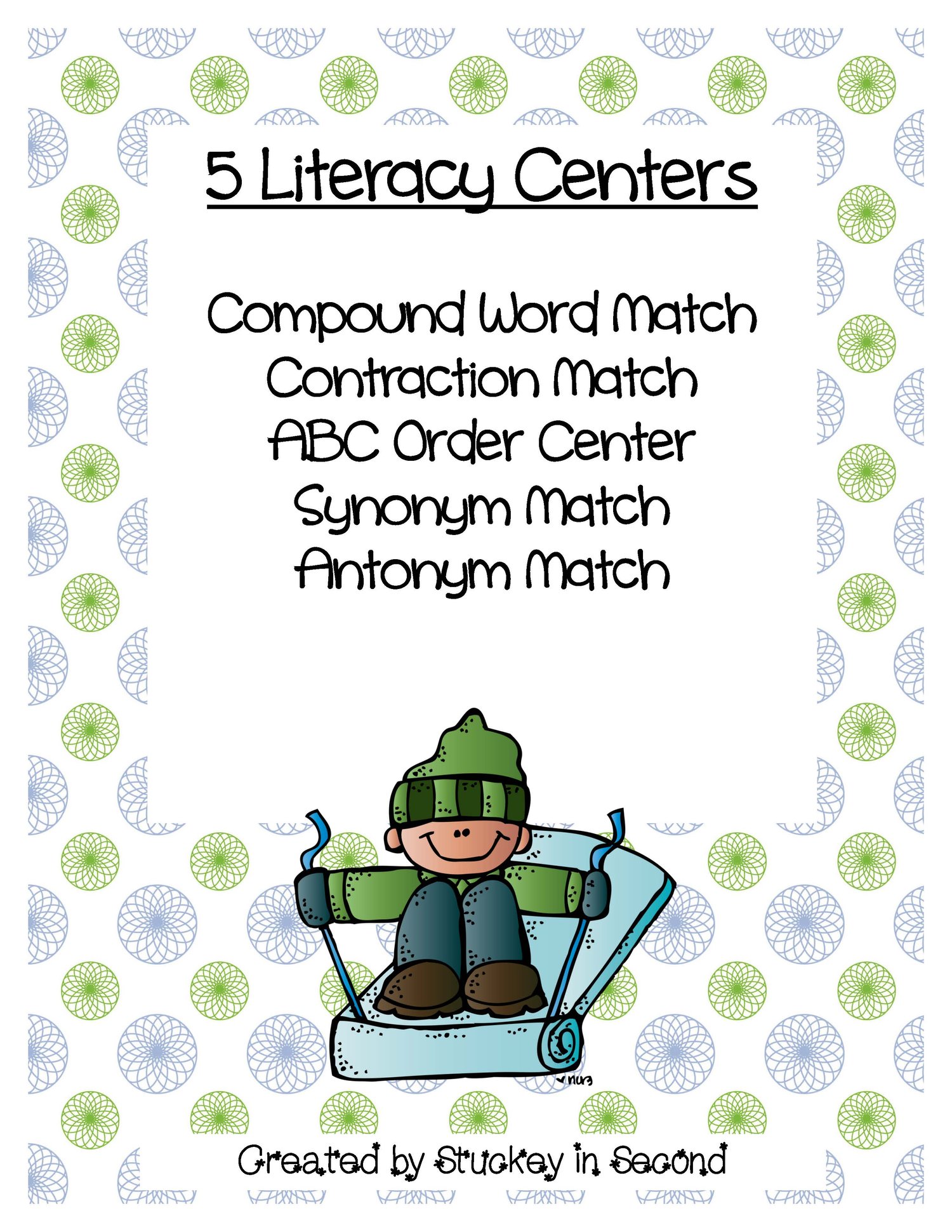 Winter Literacy Centers (5 Centers Included!)