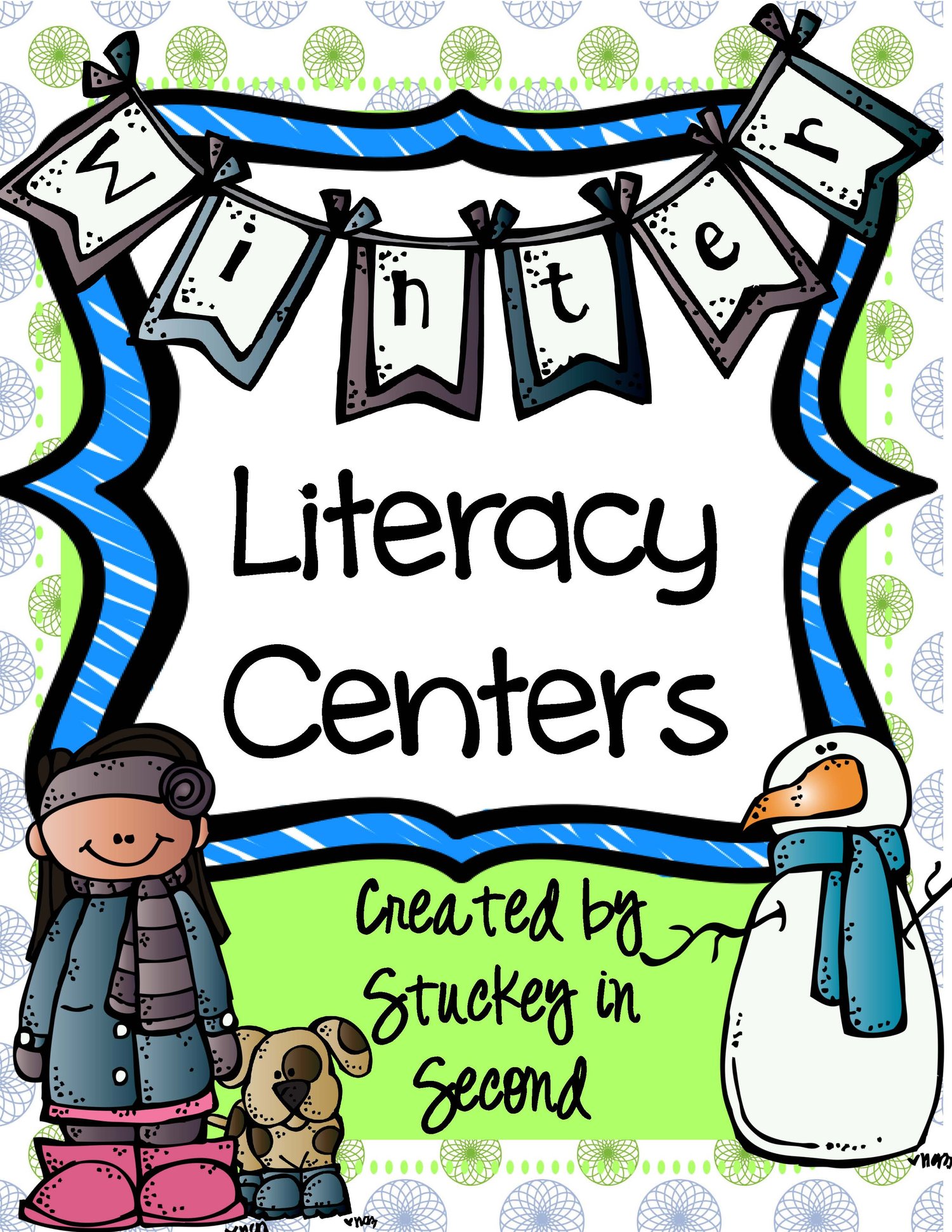 Winter Literacy Centers (5 Centers Included!)