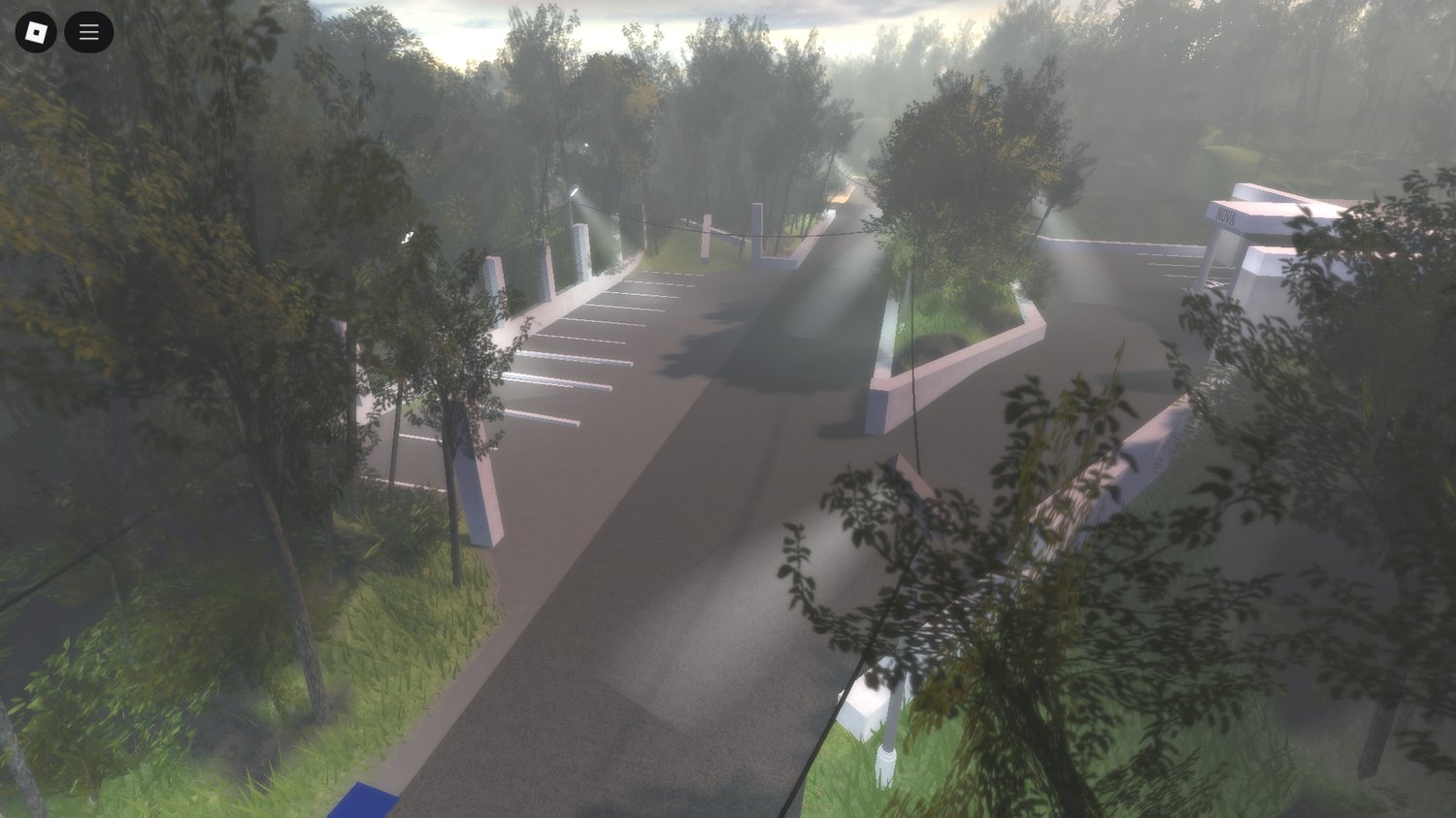 Tight corner for drifting with realistic road texture