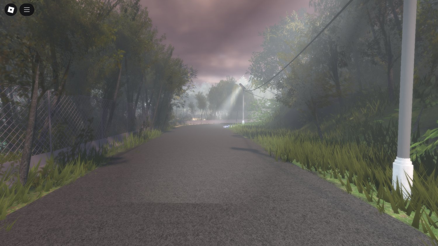 Curved asphalt road on drift track