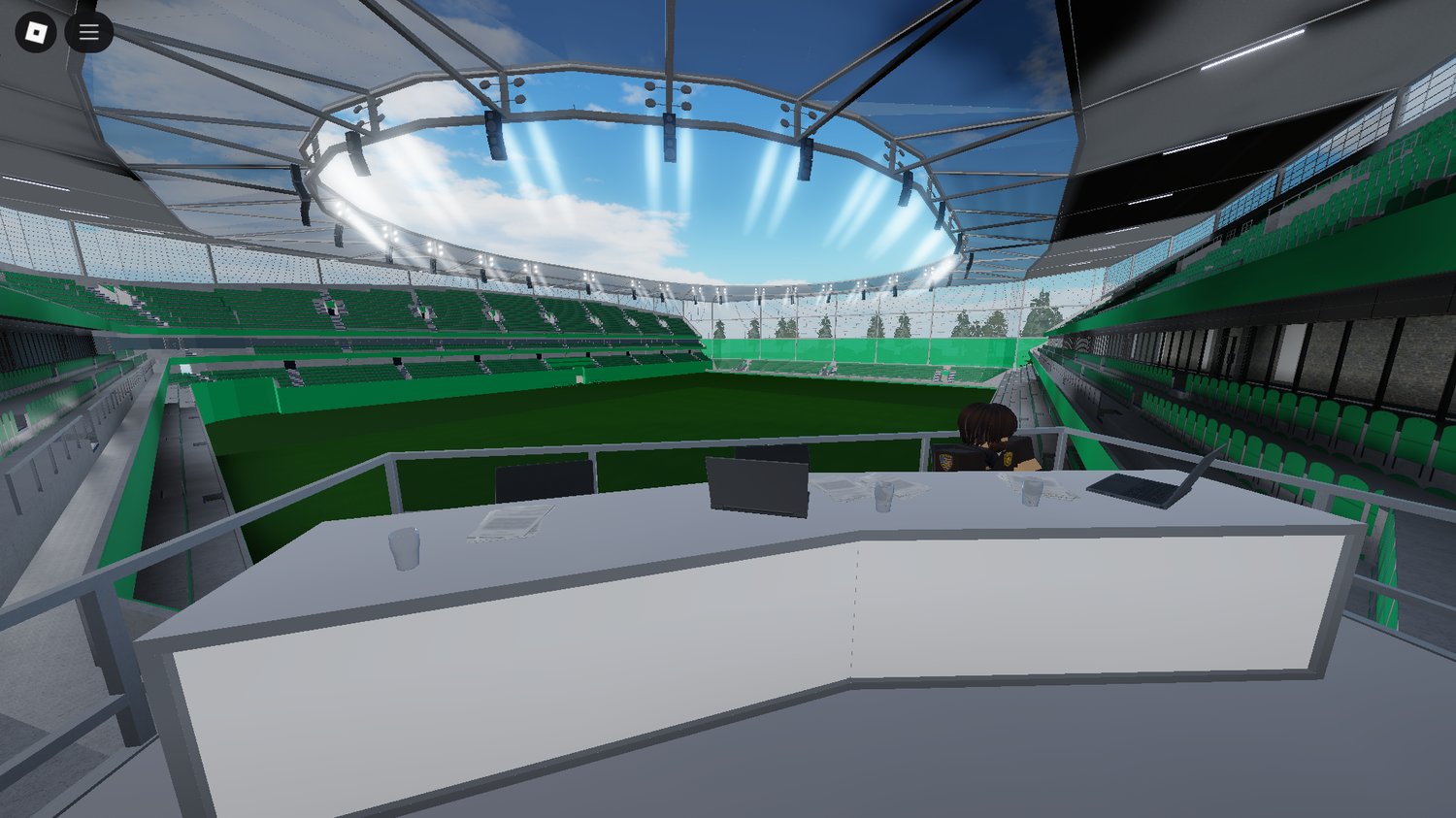Player tunnel leading into the field