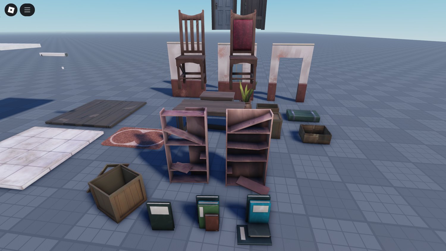 Roblox stylized interior design