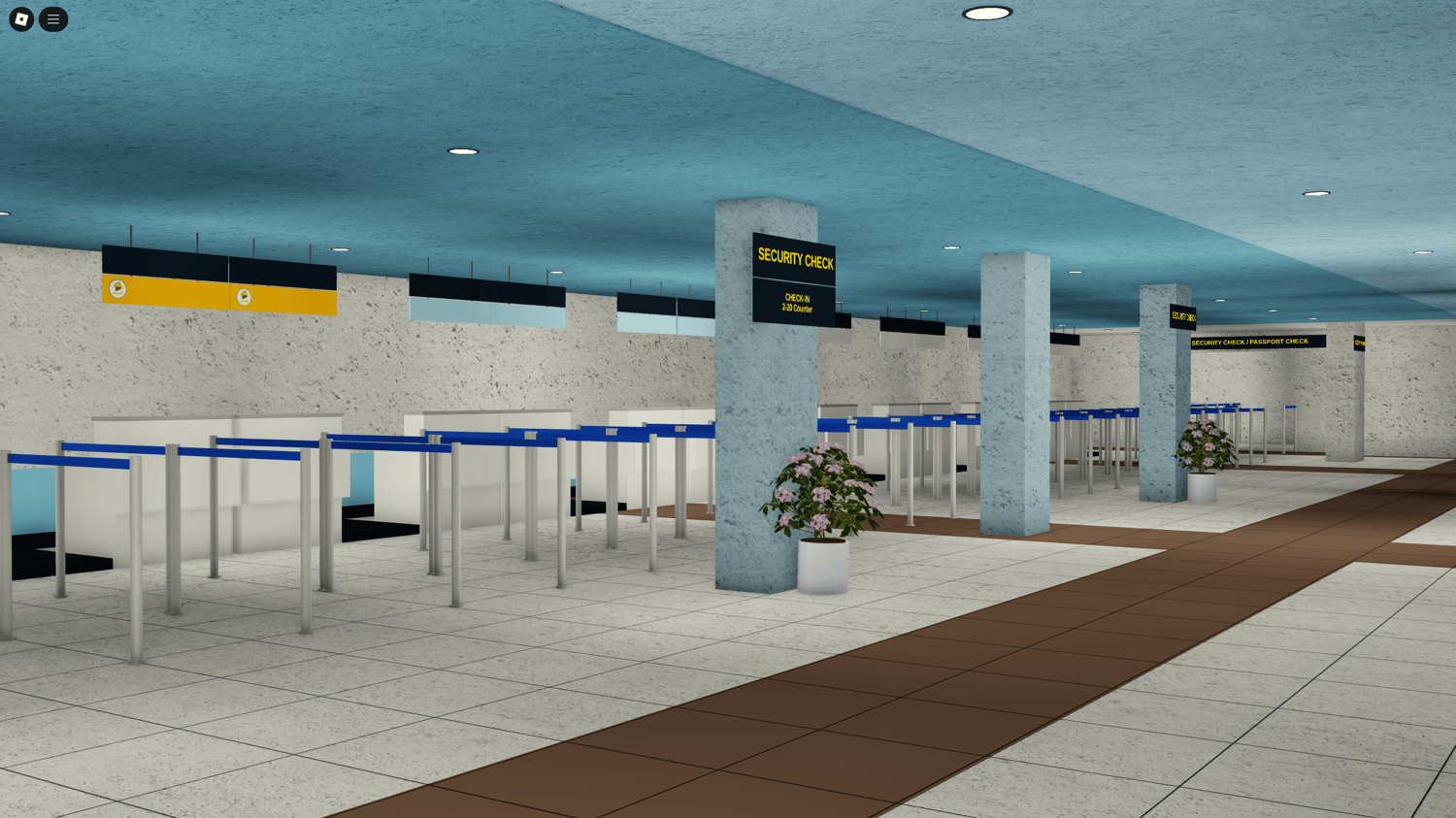 Thai regional airport map for aviation RP games