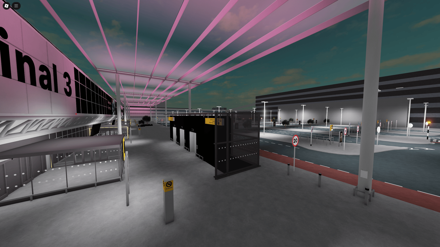 London Heathrow gates and static aircraft