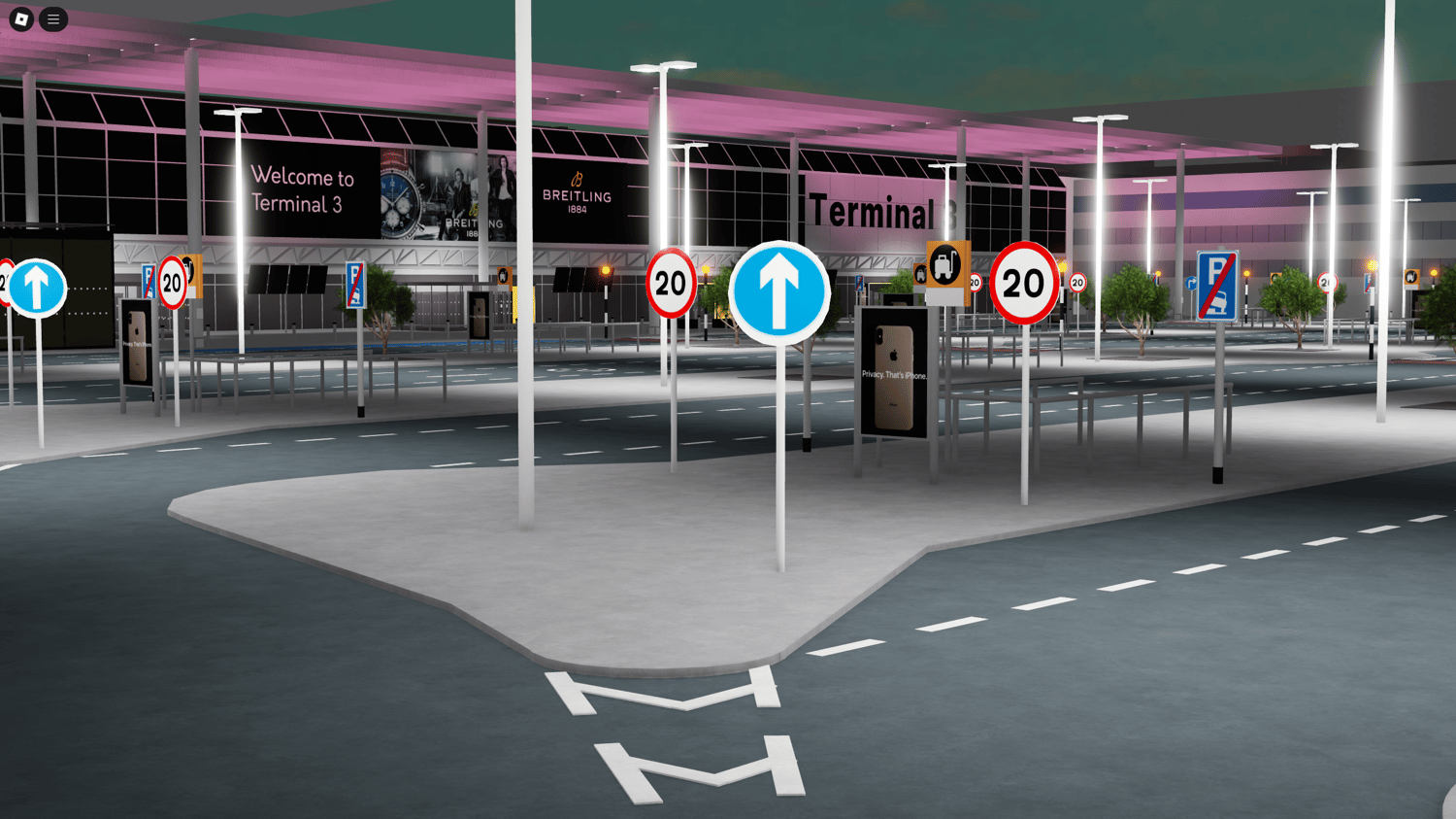 Heathrow Terminal 2 exterior PBR textures