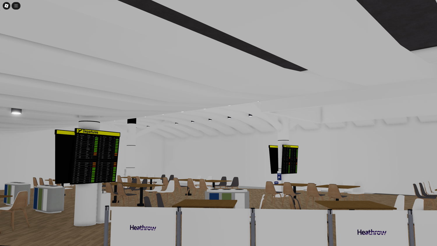 Detailed PBR floors and lighting in terminal