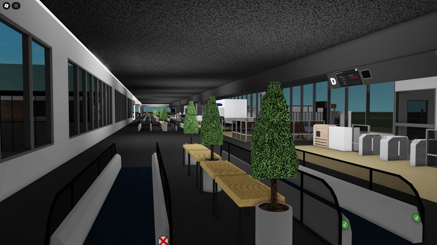 Affordable European airport for Roblox games