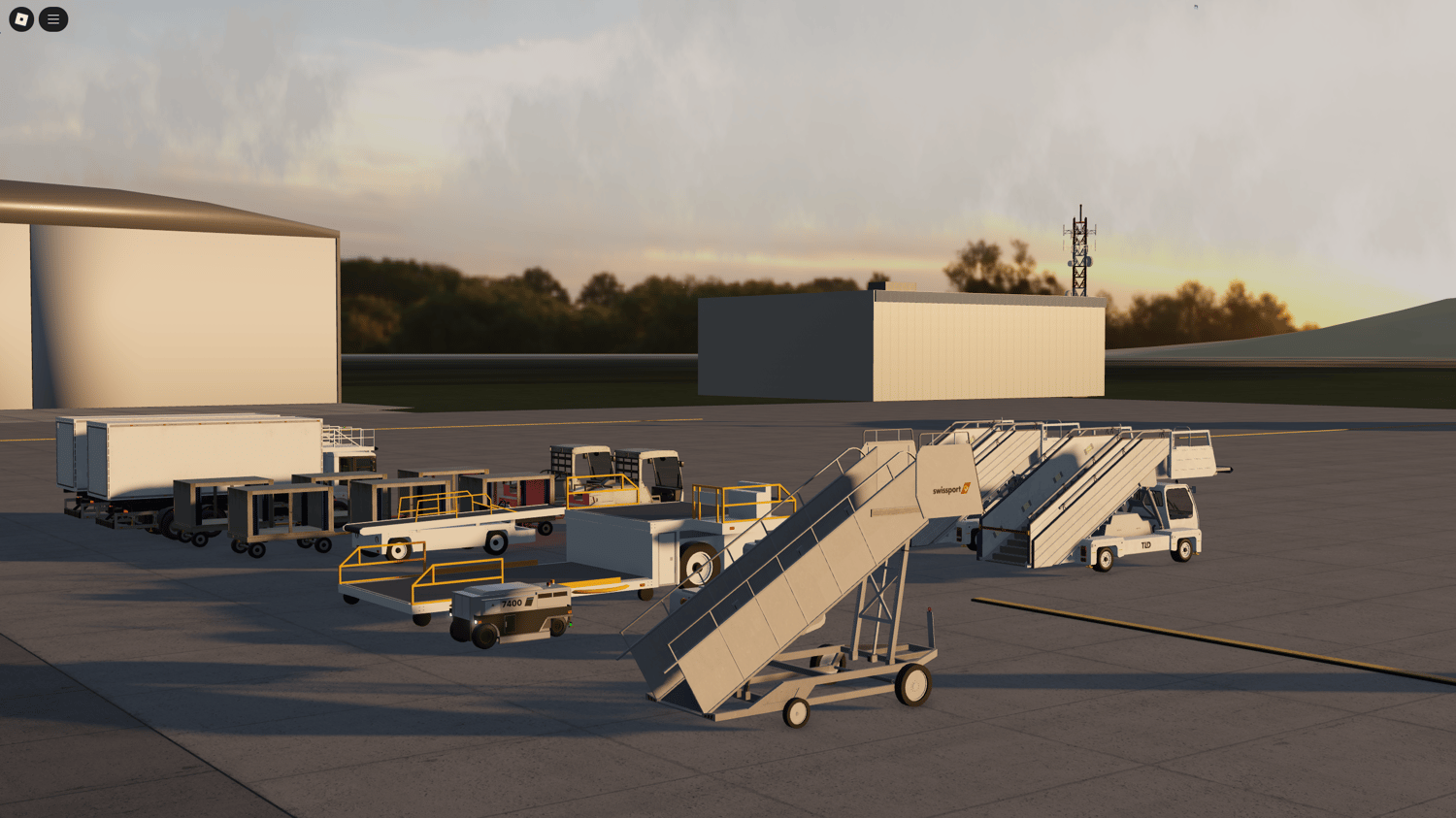 Optimized airport map for Canadian RP games