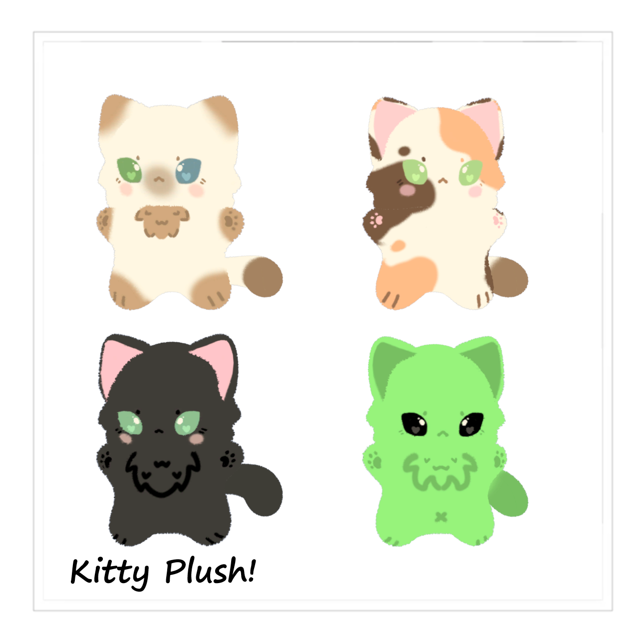 ୨୧ ꒰ Cute Kitty Plush! ꒱ ୨୧